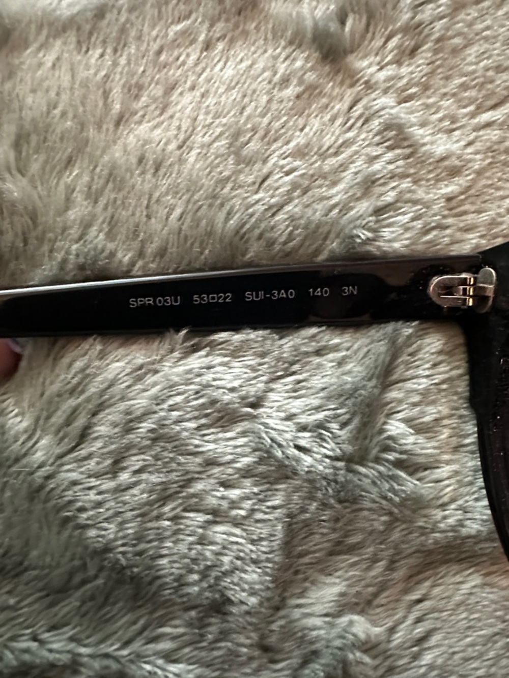 Prada women’s Sunglasses in Blue with Yellow Accent - Picture 3 of 4